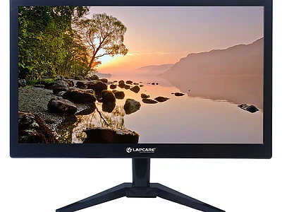 LAPCARE LM195WDH 19 Inch(48.26CM) LED Display 16:10 1440x900 Pixel Ratio, Tilt Stand, Vesa Mount, HDMI + VGA Port (Black)